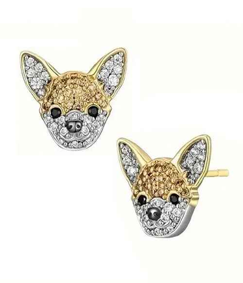PET LOVERS THEME DOG EARRING - CHIHUAHUA