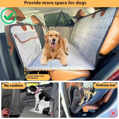 Rear Seat Pet Pad with Widened Support Plate Dog Bed