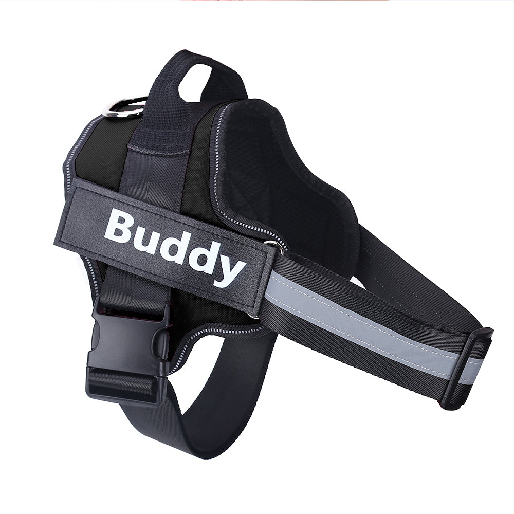 Custom Personalized Reflective Dog Vest Harness with Handle
