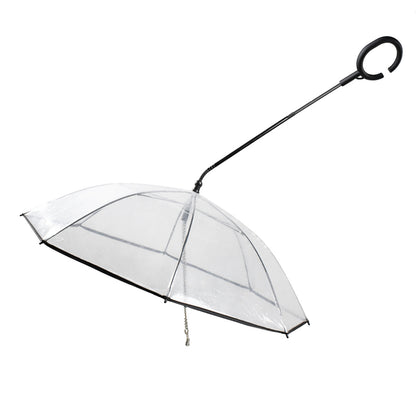 Adjustable Transparent Pet Umbrella for Dogs