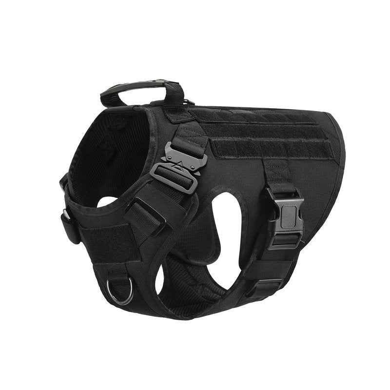 Military Tactical Dog Harness  Adjustable Pet Dog Back