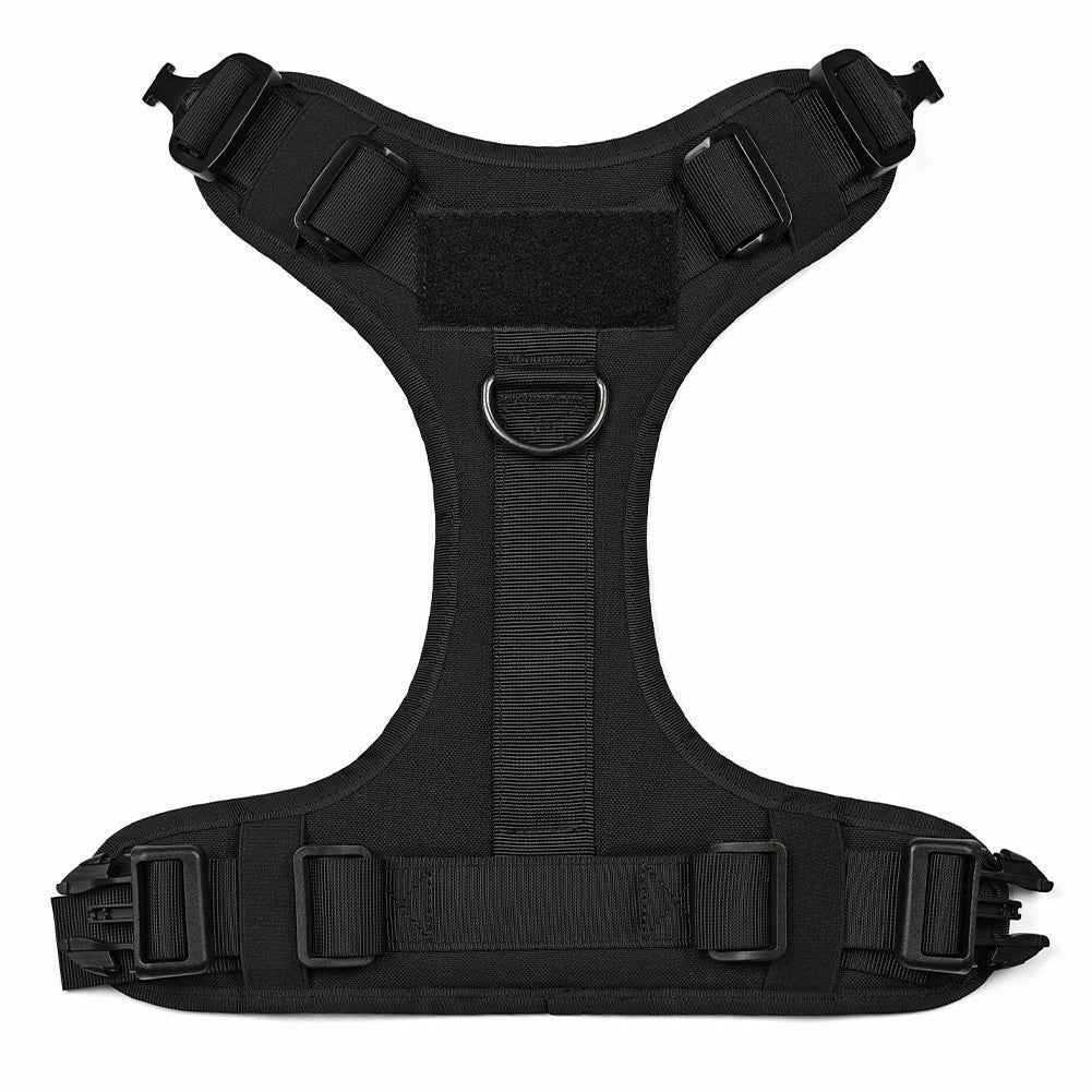 Military Tactical Dog Harness  Adjustable Pet Dog Back