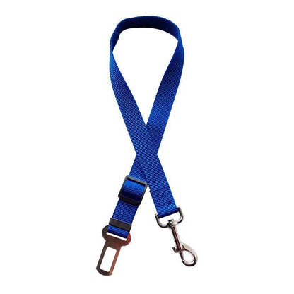 Adjustable Vehicle Dog Harness With Lead Clip Safety Lever Traction