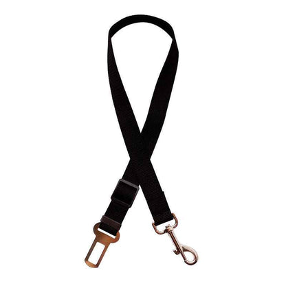 Adjustable Vehicle Dog Harness With Lead Clip Safety Lever Traction