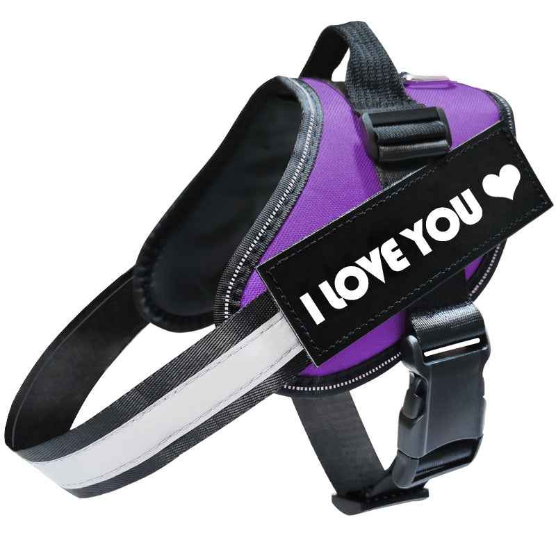 Reflective Dog Leash, Harness