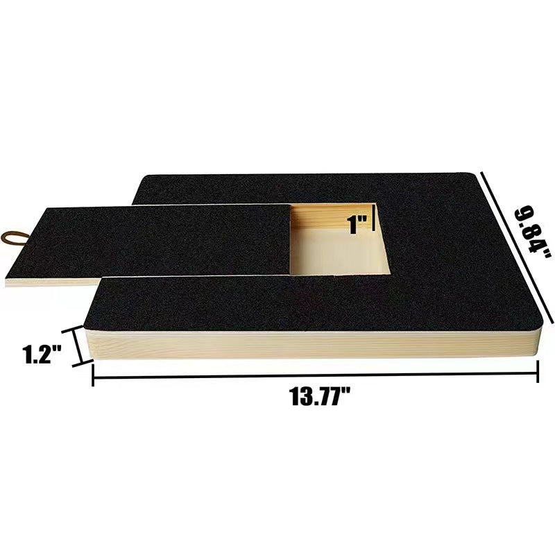 Solid Wood Dog Nail File Grooming Tool For Natural Nail Trimming And Maintenance