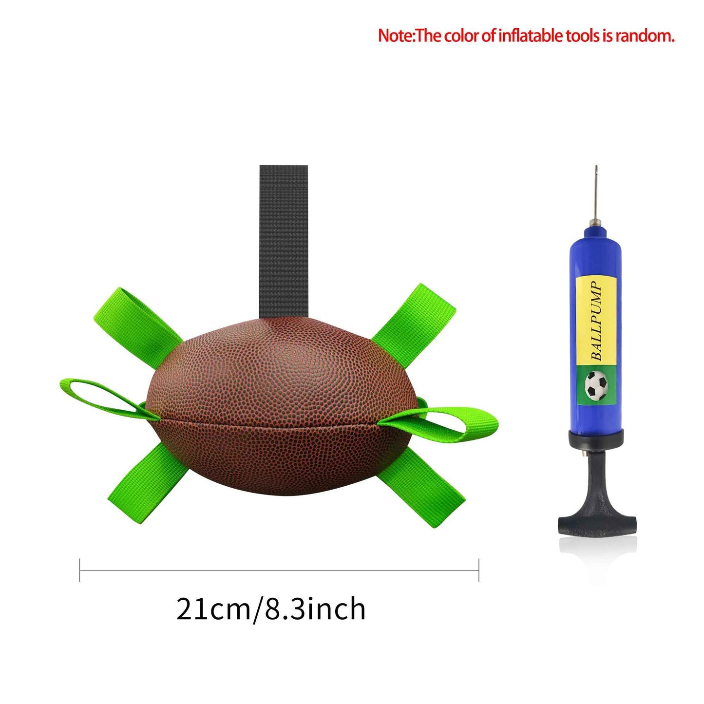 Interactive Dog Football Toy Soccer Ball Inflated Training Toy For Medium and Large Dogs Pet Supplies