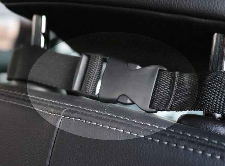 Dog Car Rear Seat Cover andSafety Protector With Seat Mat, Zipper And Pocket For Travel