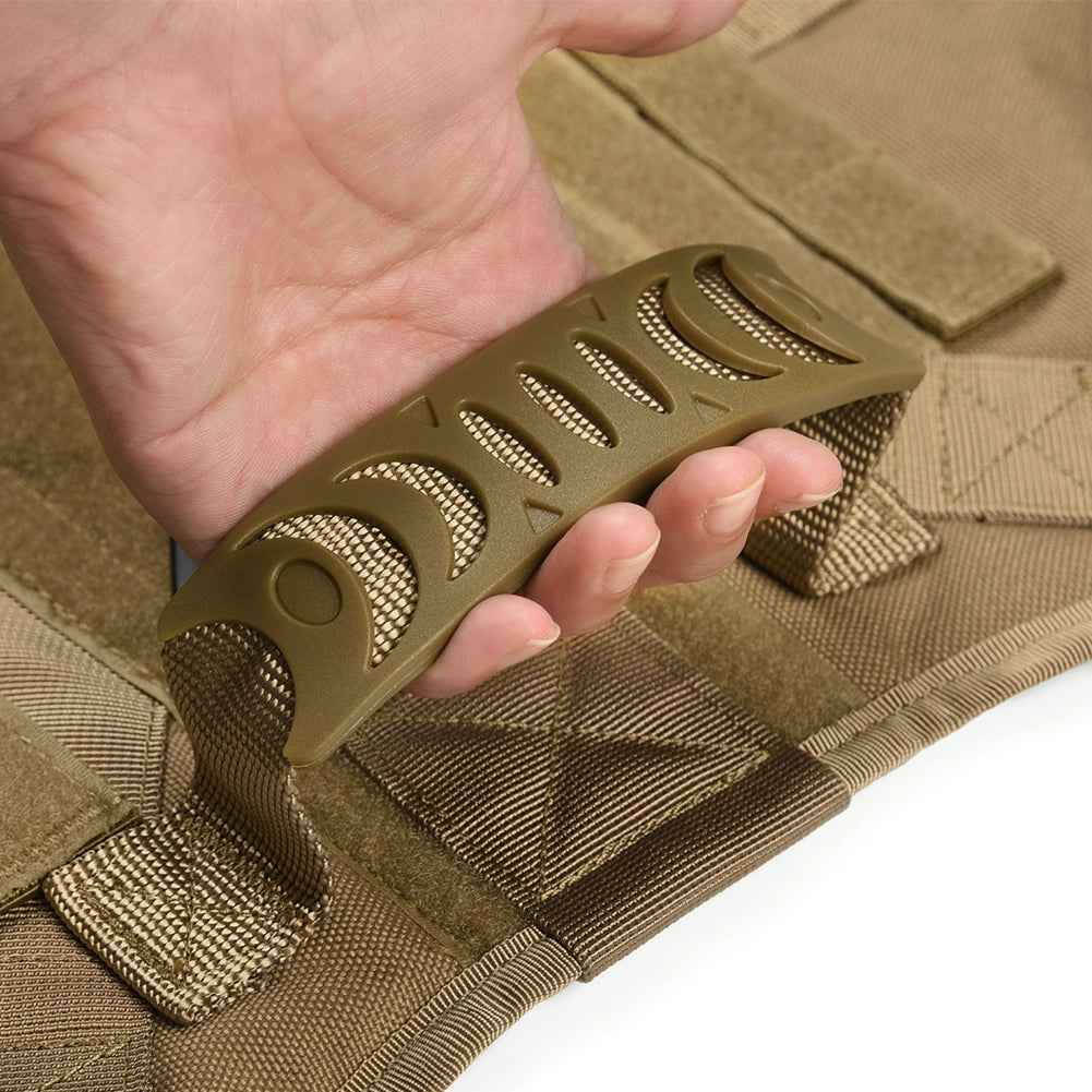 Military Tactical Dog Harness  Adjustable Pet Dog Back