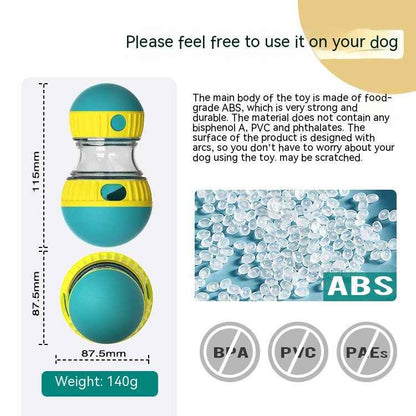 Food Dispensing Dog Toy Tumbler to Increase Intelligence Pets Toy Pet Products