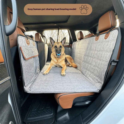 Rear Seat Pet Pad with Widened Support Plate Dog Bed
