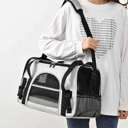 Portable One Shoulder Pet Carrier Bag for Small Dogs & Cats