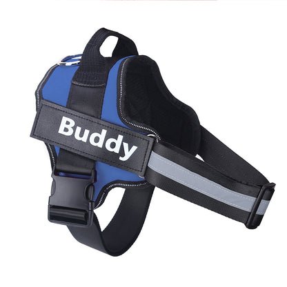 Custom Personalized Reflective Dog Vest Harness with Handle