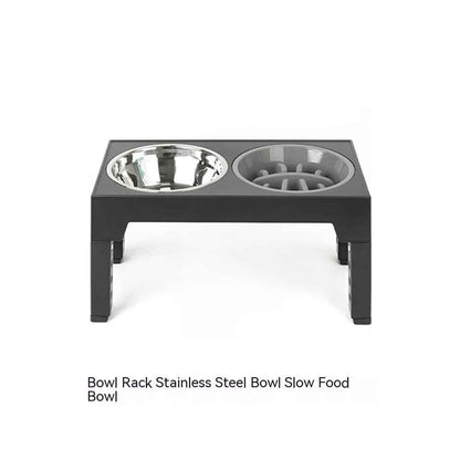 Elevated Dog Bowl - Raised Feeder for Neck Protection