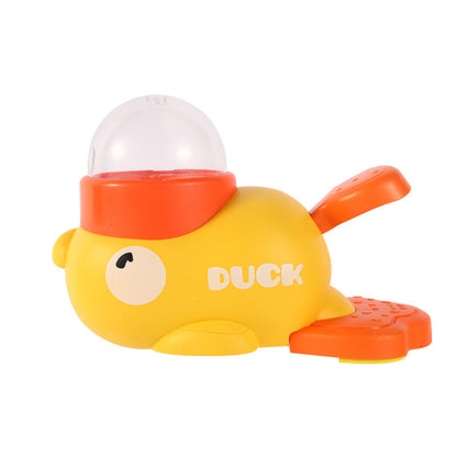 Cartoon Duck Design Anti-slip Interactive Dog Puzzle Feeder Pet Food Treat Dispenser Toys For Dog Training