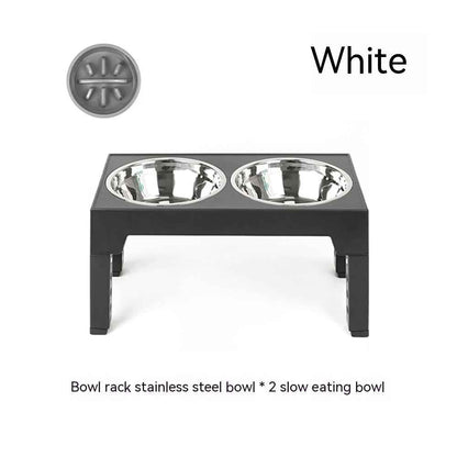 Elevated Dog Bowl - Raised Feeder for Neck Protection