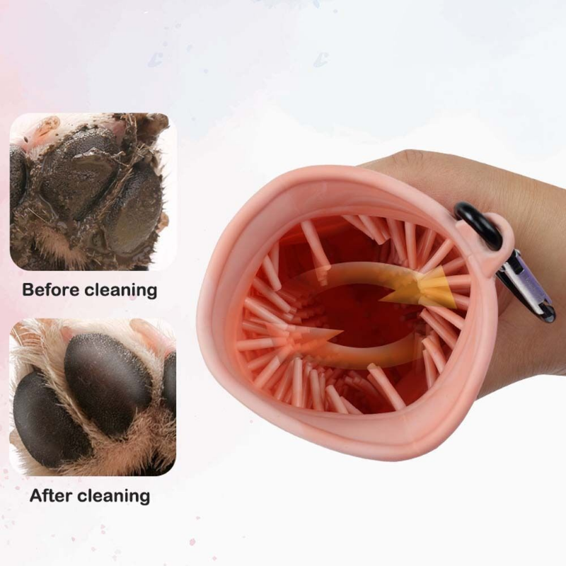2-in-1 Dog Paw Cleaner & Foot Washing Brush