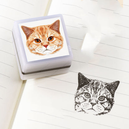 Custom Pet Portrait Stamp | Personalized Dog Photo Seal