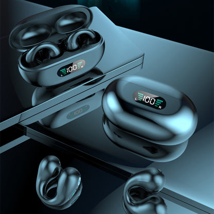 Wireless Bluetooth 5.3 Bone Conduction Sports Earbuds - Ear Clip