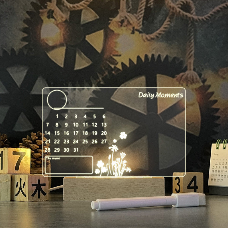 Creative USB Pet Note Board and Led Night Light