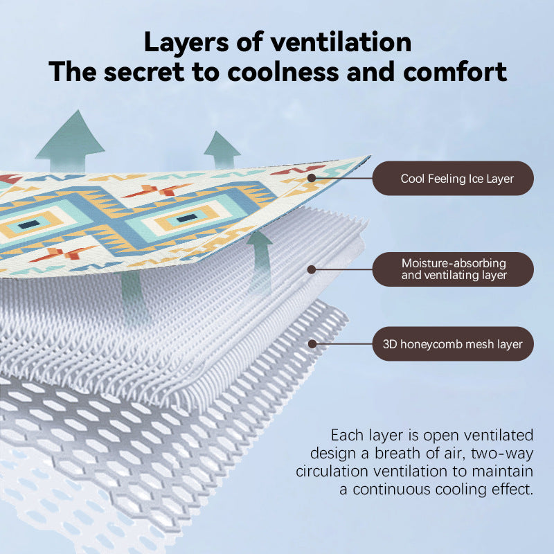 Summer Cooling Pad For Pets | Ice Silk Cooling Mat