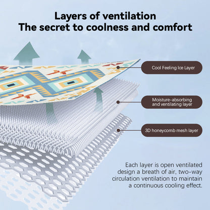 Summer Cooling Pad For Pets | Ice Silk Cooling Mat