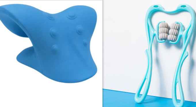 6-Wheel Neck & Shoulder Massager - Deep Tissue Muscle Relief Tool