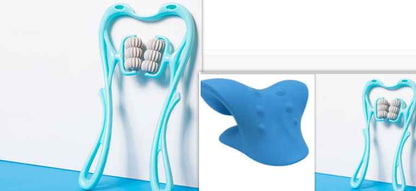 6-Wheel Neck & Shoulder Massager - Deep Tissue Muscle Relief Tool