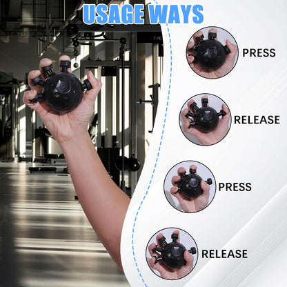 Adjustable Gym Finger, Hand, and Forearm Grip Strengthener