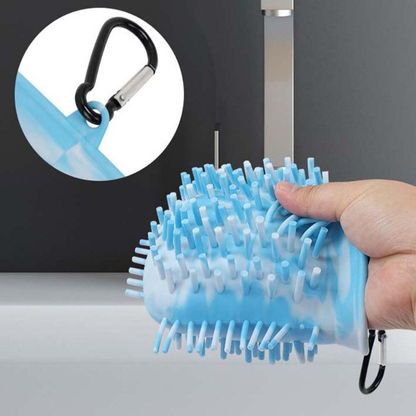 2-in-1 Dog Paw Cleaner & Foot Washing Brush