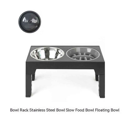 Elevated Dog Bowl - Raised Feeder for Neck Protection