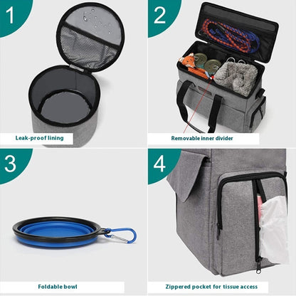 Convenient Large-capacity Dog Travel Bag/  Backpack Kit
