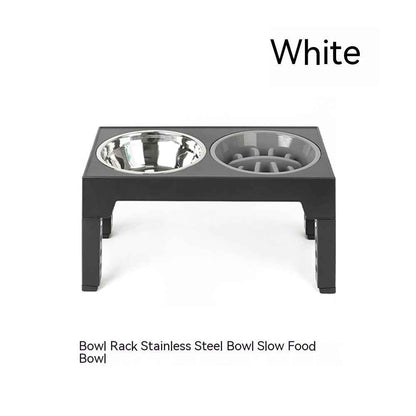 Elevated Dog Bowl - Raised Feeder for Neck Protection