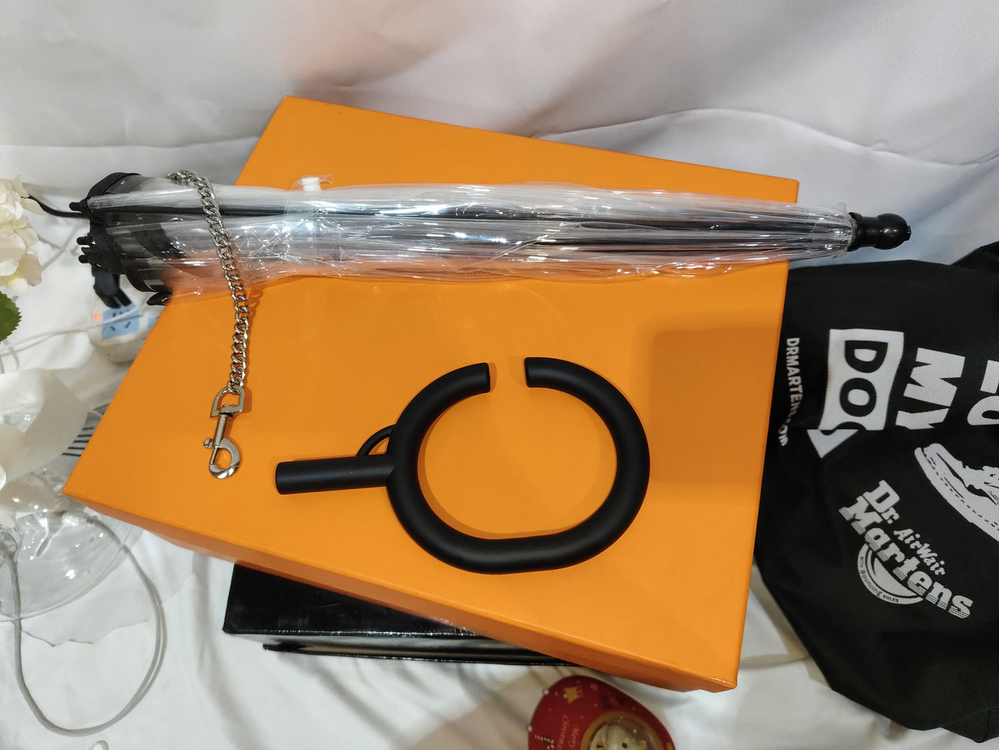 Adjustable Transparent Pet Umbrella for Dogs