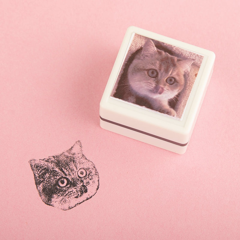 Custom Pet Portrait Stamp | Personalized Dog Photo Seal