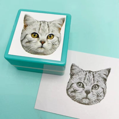 Custom Pet Portrait Stamp | Personalized Dog Photo Seal