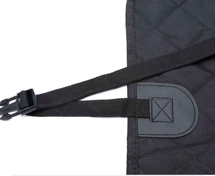 Dog Car Rear Seat Cover andSafety Protector With Seat Mat, Zipper And Pocket For Travel