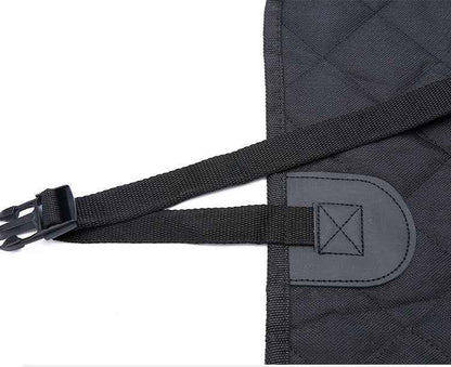 Dog Car Rear Seat Cover andSafety Protector With Seat Mat, Zipper And Pocket For Travel