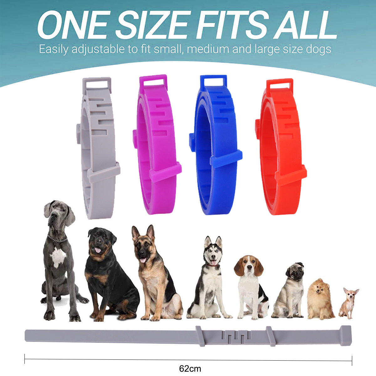Adjustable Silicone Pet Anti-mosquitoes Insect Repellent Collar