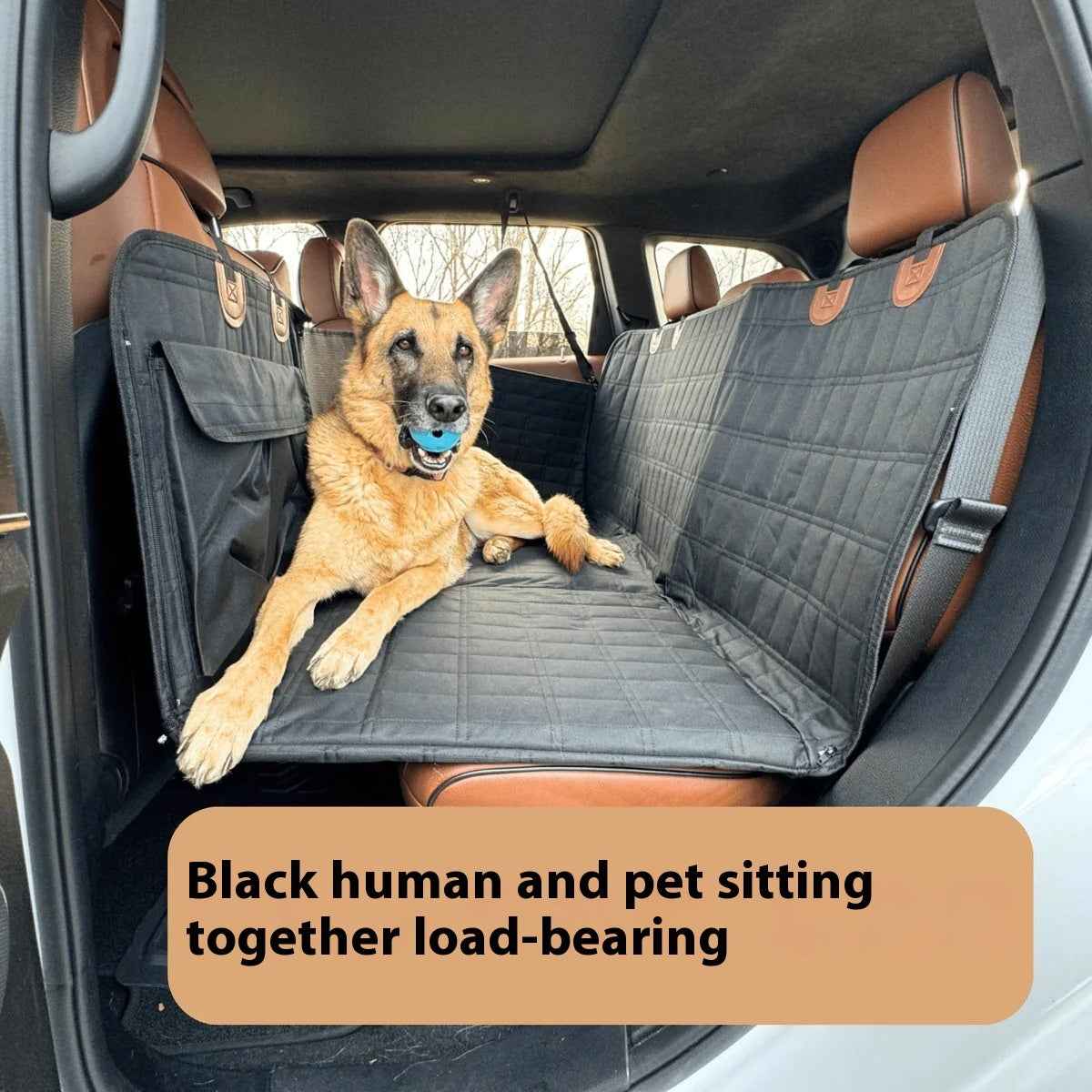 Rear Seat Pet Pad with Widened Support Plate Dog Bed