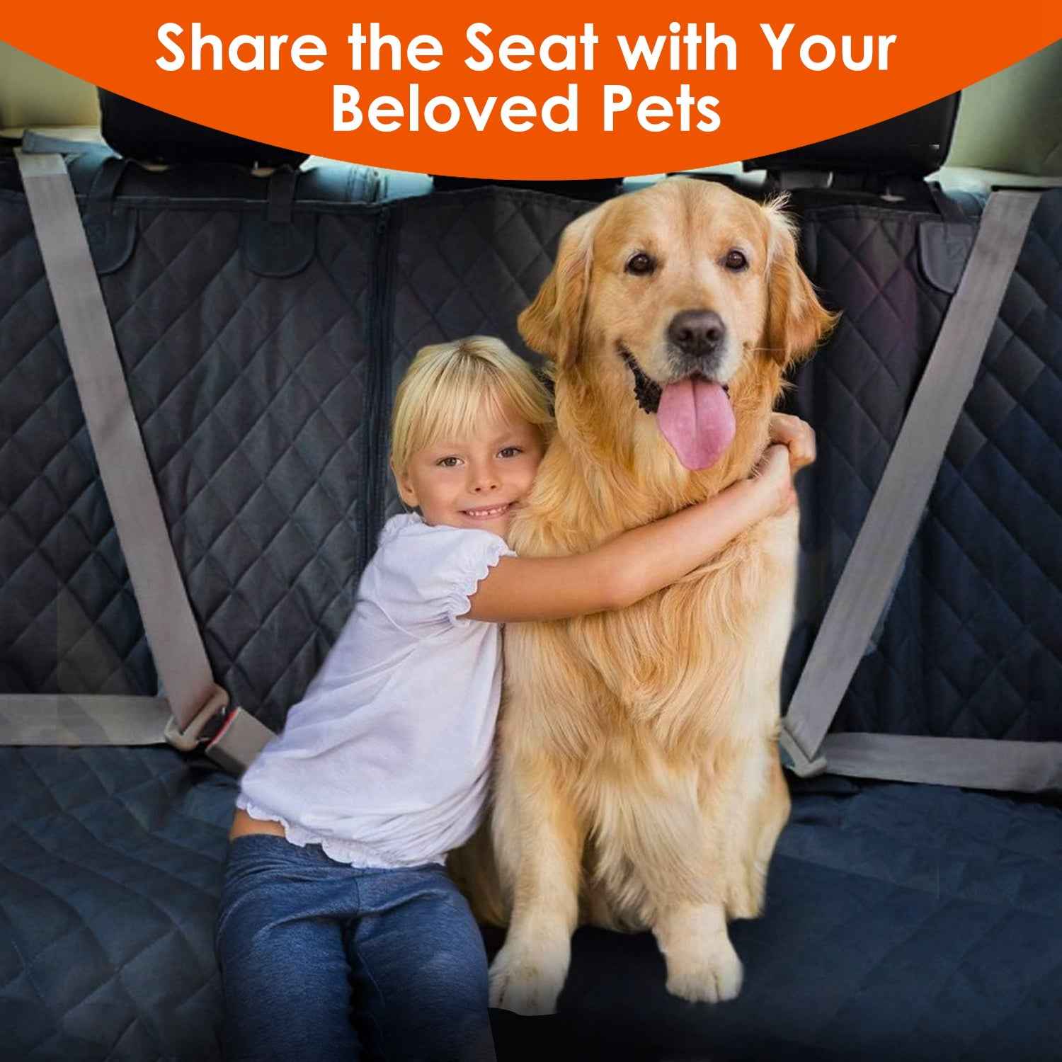 Dog Waterproof Scratchproof Car Truck SUV Rear Seat Protector