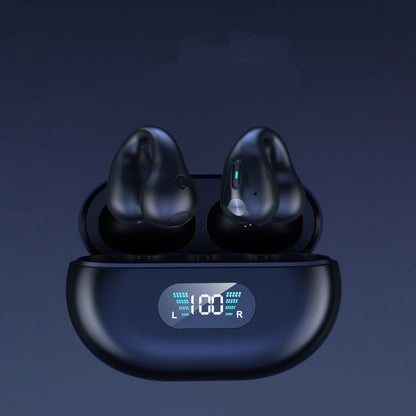 Wireless Bluetooth 5.3 Bone Conduction Sports Earbuds - Ear Clip