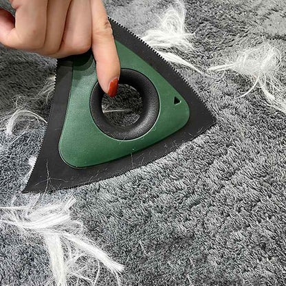 Triangle Pet Hair Remover Brush - Dog & Cat Hair Cleaner
