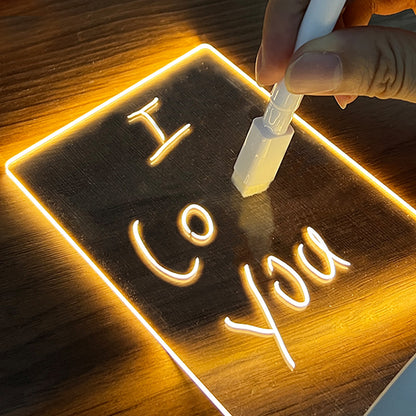 Creative USB Pet Note Board and Led Night Light