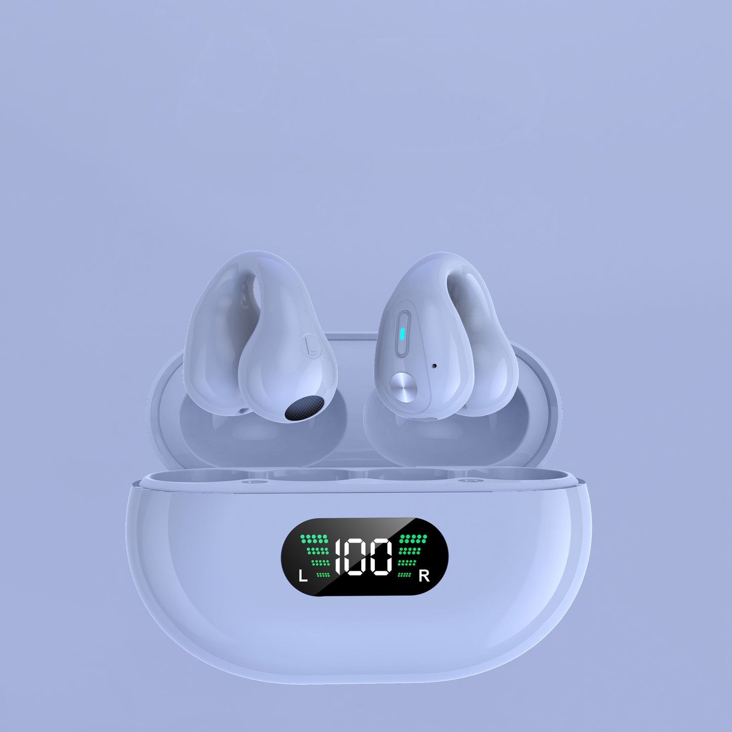 Wireless Bluetooth 5.3 Bone Conduction Sports Earbuds - Ear Clip