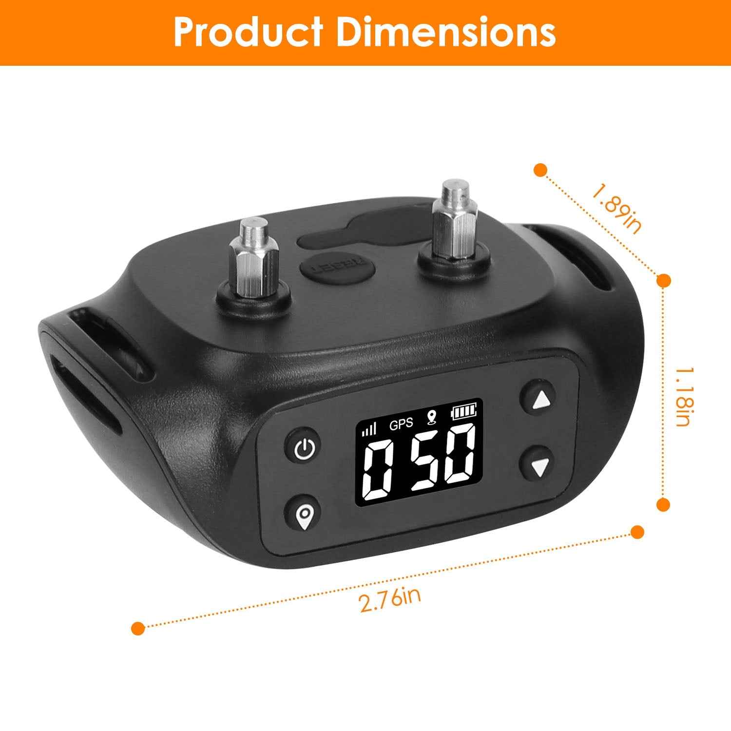 2 In 1 Waterproof Dog GPS Wireles, With 32-2887FT Radius, Fence Tracker Dog Collar