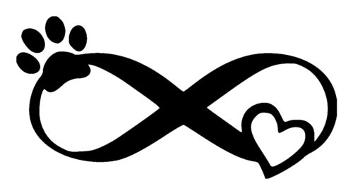 Infinity Paw Heart - Metal Wall Art - Bow Wow Wow WOW!!!