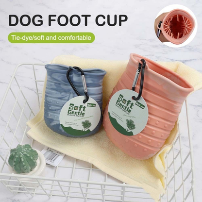 2-in-1 Dog Paw Cleaner & Foot Washing Brush