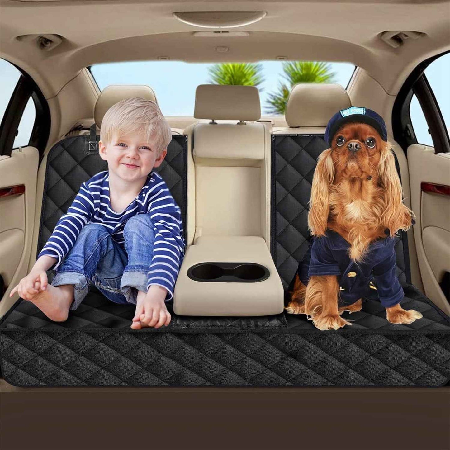 Dog Waterproof Scratchproof Car Truck SUV Rear Seat Protector