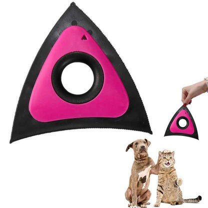 Triangle Pet Hair Remover Brush - Dog & Cat Hair Cleaner
